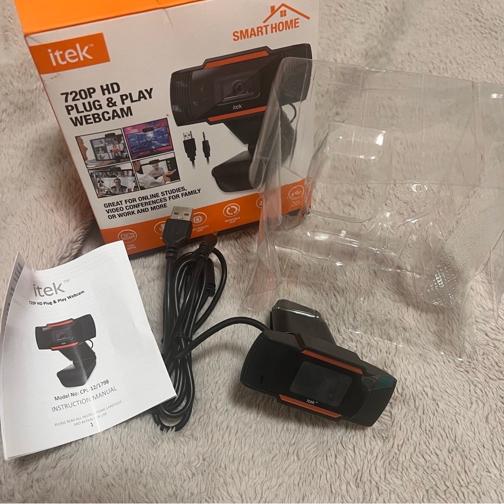 itek 720 HD Plug and Play Webcam